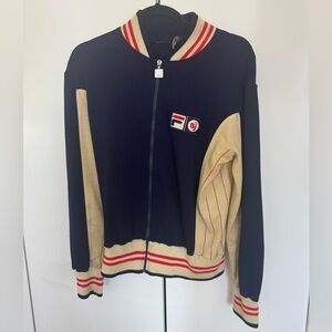 Vintage Fila BJ Bjorn Borg Jacket Blue Line 70s 80s original - USA 42 /Medium